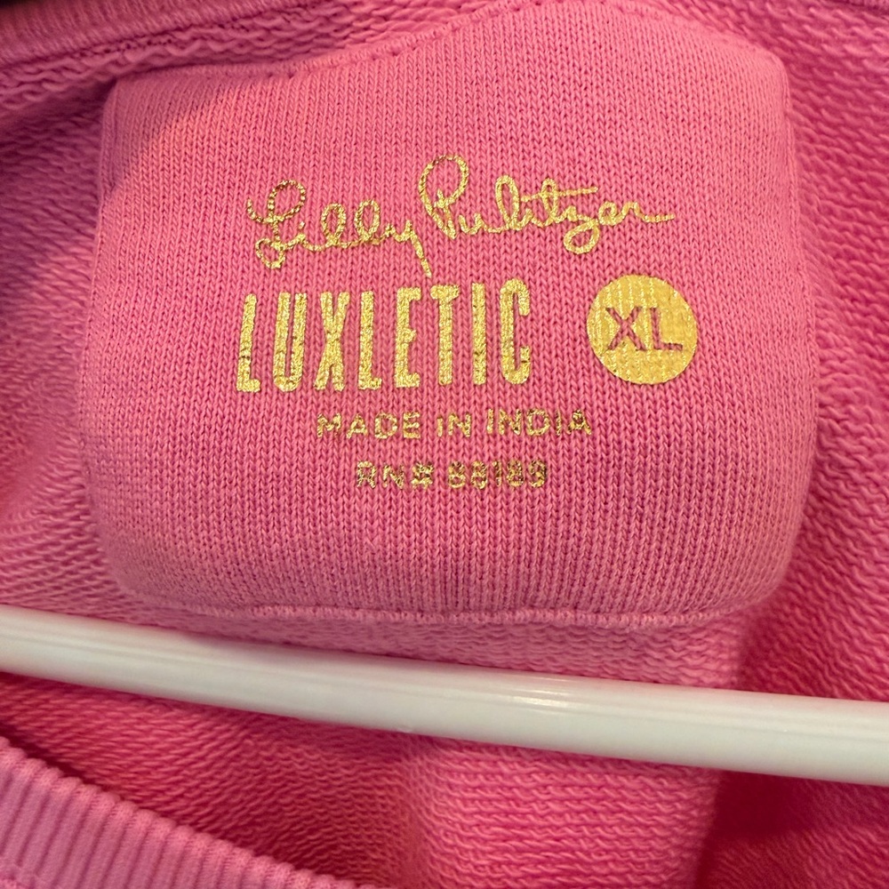 Lilly Pulitzer Pink Sweatshirt - Picture 3 of 3